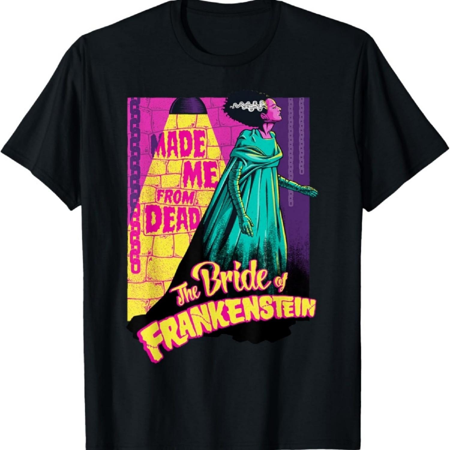 

Made Me From Dead Bride Of Frankenstein T-Shirt XXXXXL чорний