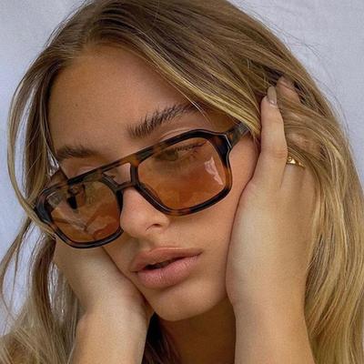 Vintage Square Sunglasses Woman Fashion Retro Sun Glasses Female Candy Colors Mirror Eyewear Brand Designer
