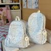 Schoolbag New High-value Star Schoolbag, Lightweight Casual Backpack for Junior and High School Students, Large Capacity, Small Fresh Backpack.
