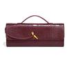 New arrival elegant and exclusive bag for feminine occasions fashion crocodile-pattern top-handle bag for party