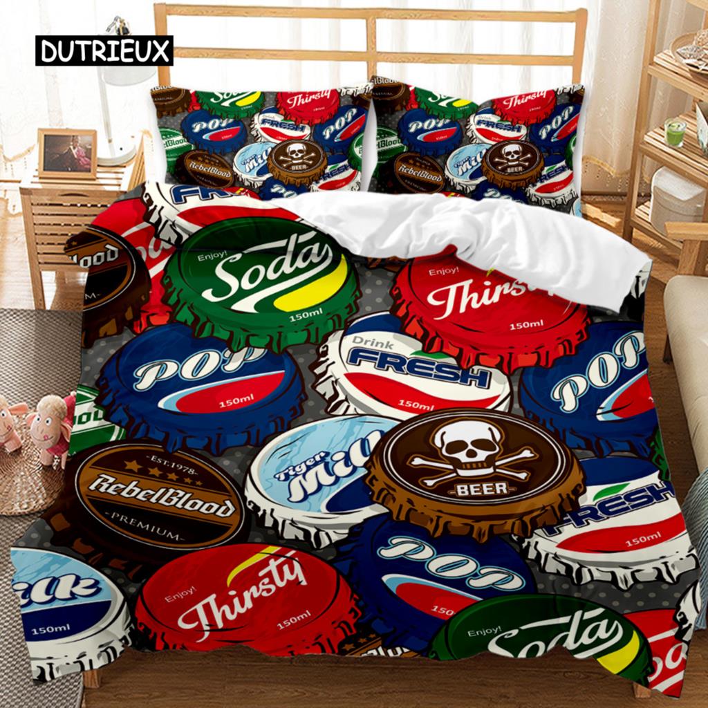 Urban Trend Duvet Cover Set London Canvas Shoes for Kids Teens Twin Bedding Set Double Queen King Size Polyester Quilt Cover