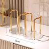 1pc Luxury Disposable Cup Storage Holder Water Tea Cups Dispenser Rack Shelf with Longer Stick Mug Display Stand Home Organizer