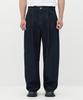 ERRORS EXCEPTED Wt027 Pleated Tapered Denim Pants (Indigo)