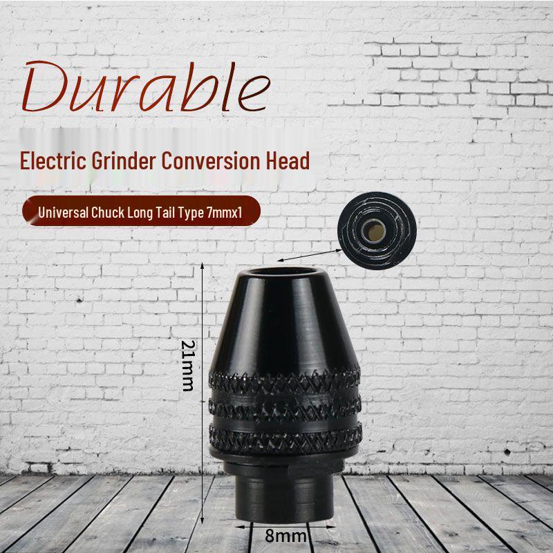 Compact Multi-Function Electric Grinder Chuck Nut - Stainless Steel Collet Accessory