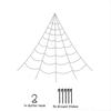 5M/7M Halloween Triangle Spider Web Extra Large Giant Spider Web Scary Lawn Spider Web  Indoor