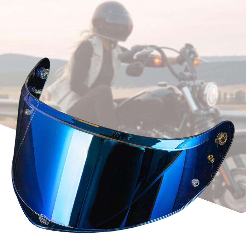Vollgesichts-Motorradhelm Visier Kratzfest PC-Material Windschutzscheibe Ersatz für FF