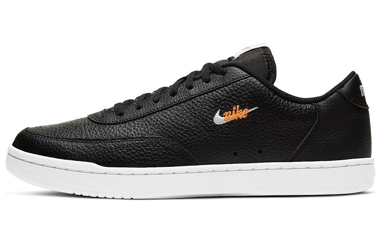 Herren Sneaker Nike Court Vintage Premium Schwarz Schwarz/Total Orange/Weiß