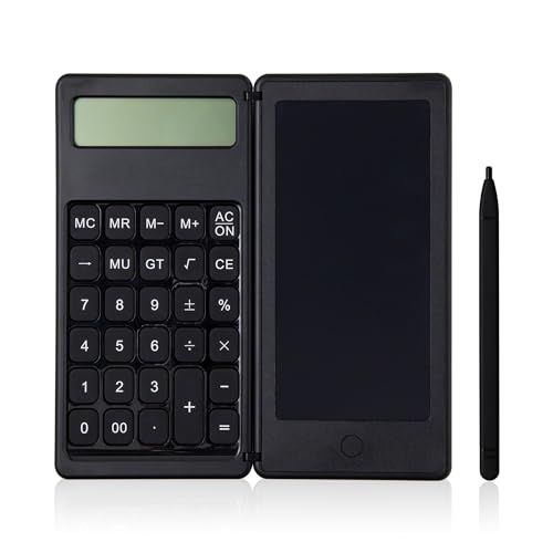 

[USED] Qurra (BUREW K-mo book mini) Memo Pad with Calculator, Digital Memo Pad, Foldable, Lightweight, Compact