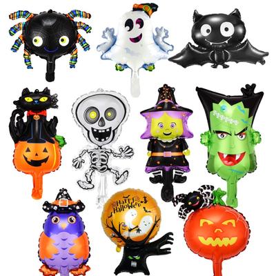 12 Pcs Halloween Cartoon Kürbis Fledermaus Skelett Hexe Ballon Karneval Urlaub Partei Anordnung Dekoration Halloween Party Favors