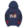 Record of Ragnarok Multiple Characters Anime Hoodie Japanese Dragon Vertical Sleeve Print Casual Pullover Sweatshirt