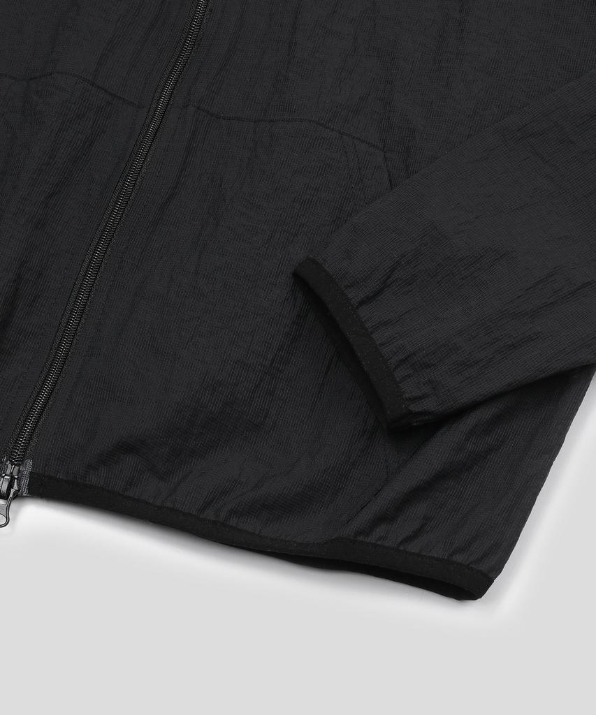 Slow Record House Mesh Lightweight Jacket_Black