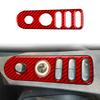 vrdpn5 Car Door Lock Gear Trim Carbon Fiber Sticker For Seat Leon Altea 2005 2006 2007 2008-2010 2011 2012 For Toledo 2005-2009 LHD RHD