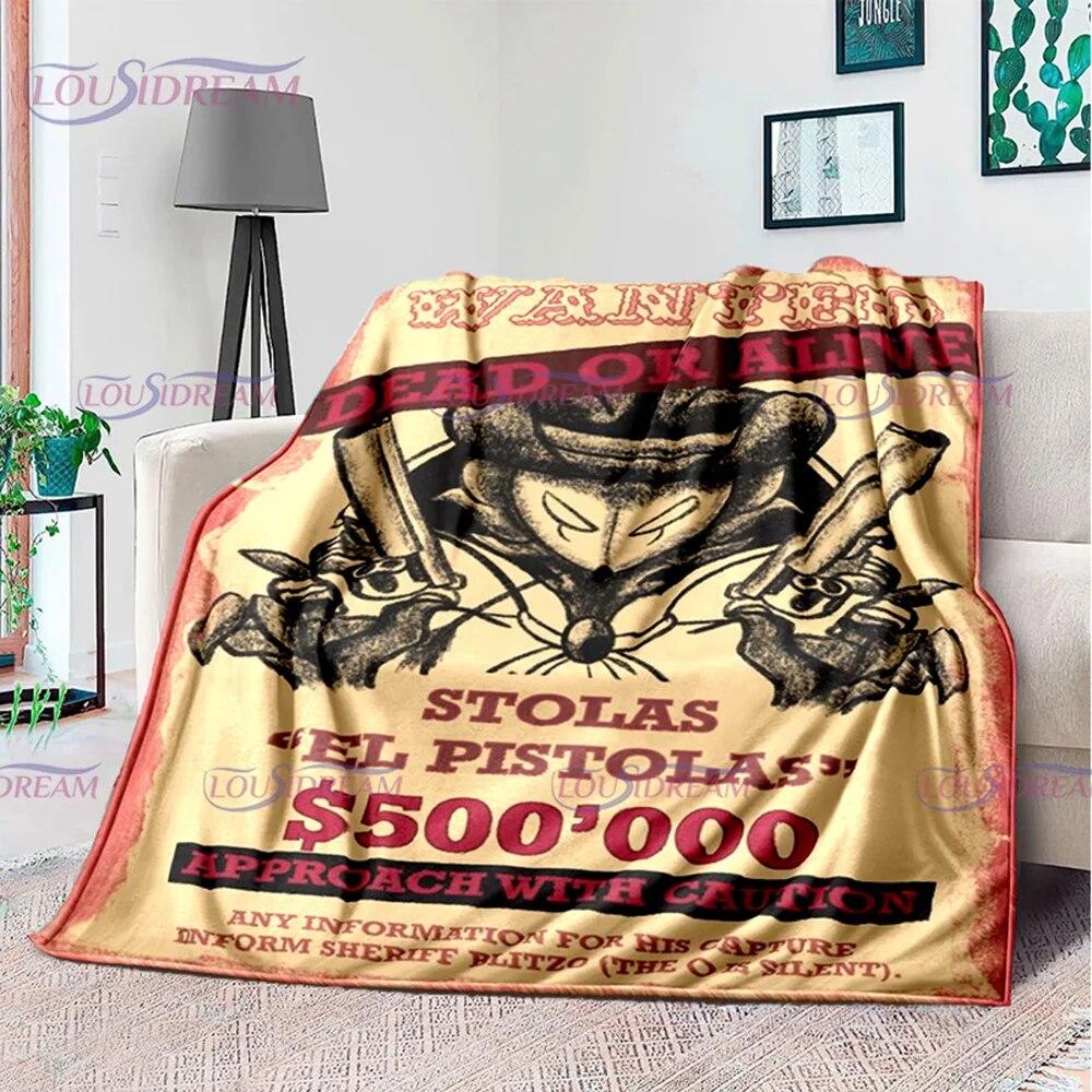 Creativity Animation Helluva Boss Blitzo Adult Soft Plush Flannel Blanket Throw Blanket Living Room Bedroom Bed Sofa Badspread