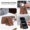 2 in 1 Tech Fabric Magnetic Case for Iphone 17 Promax Air 16 Pro Max 15 14 13 12 11 Kickstand Card Bag Cards Holder Phone Cover