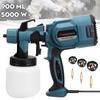 Electric Spray Guns High Power Home Electric Paint Sprayer 5000W with 3 Nozzle Easy Spraying and Clean for Beginner 110V-220V