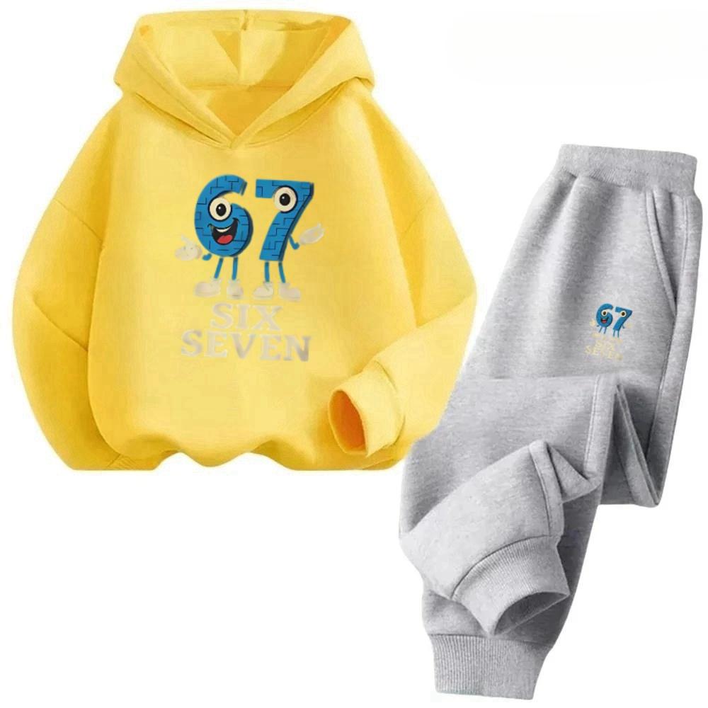 67 Trendy Kids Set Cartoon Mouse Design Blend Outfit Daily Playwear Discount Children's Fashion Trend Set