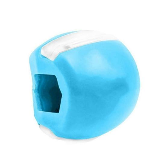 

Silicone Facial Chew Muscle Exerciser Jawline Mandible Trainer Fitness Ball синий