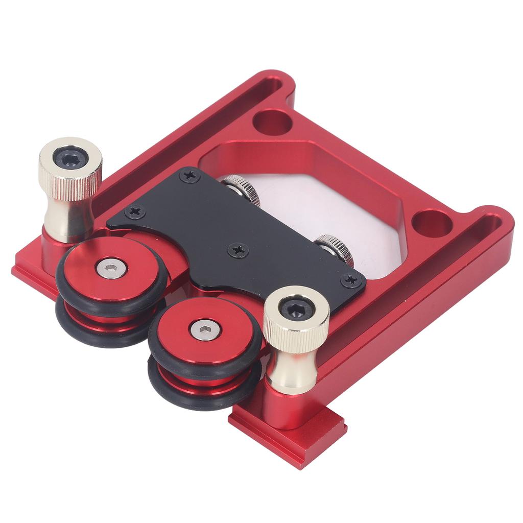Table Saw Stock Roller Woodworking Double Wheel Sliding Feeding Guide Roller Feather Board Auxiliary Tool
