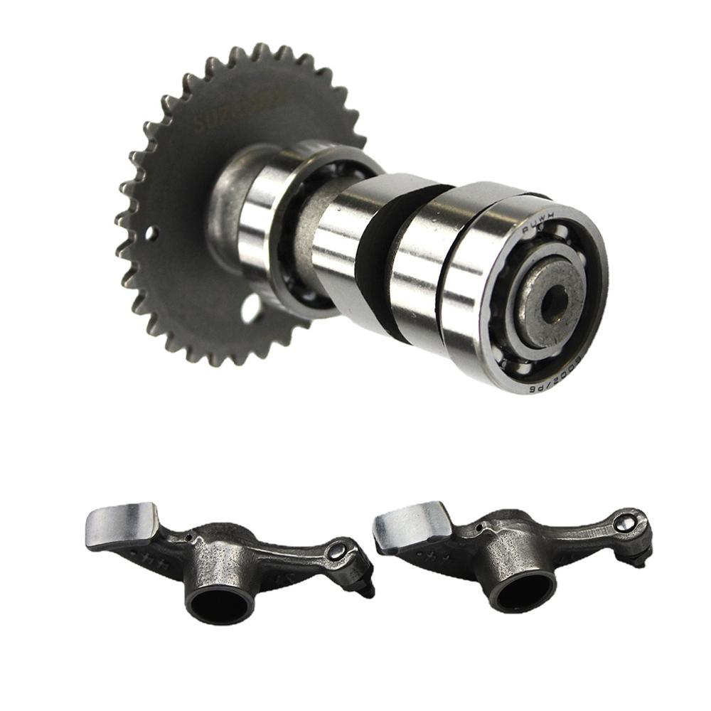 Scooter Engine Camshaft Rocker Arm Valve And Valve Guide For SUZUKI HAOJUE AN125 HS125T-2 QS150T HJ125T-3 HJ125T-7 HJ125T-8/8A