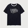 CovernaT Typo Graphic Ringer T shirT Dn Wh B1 co2502sT12