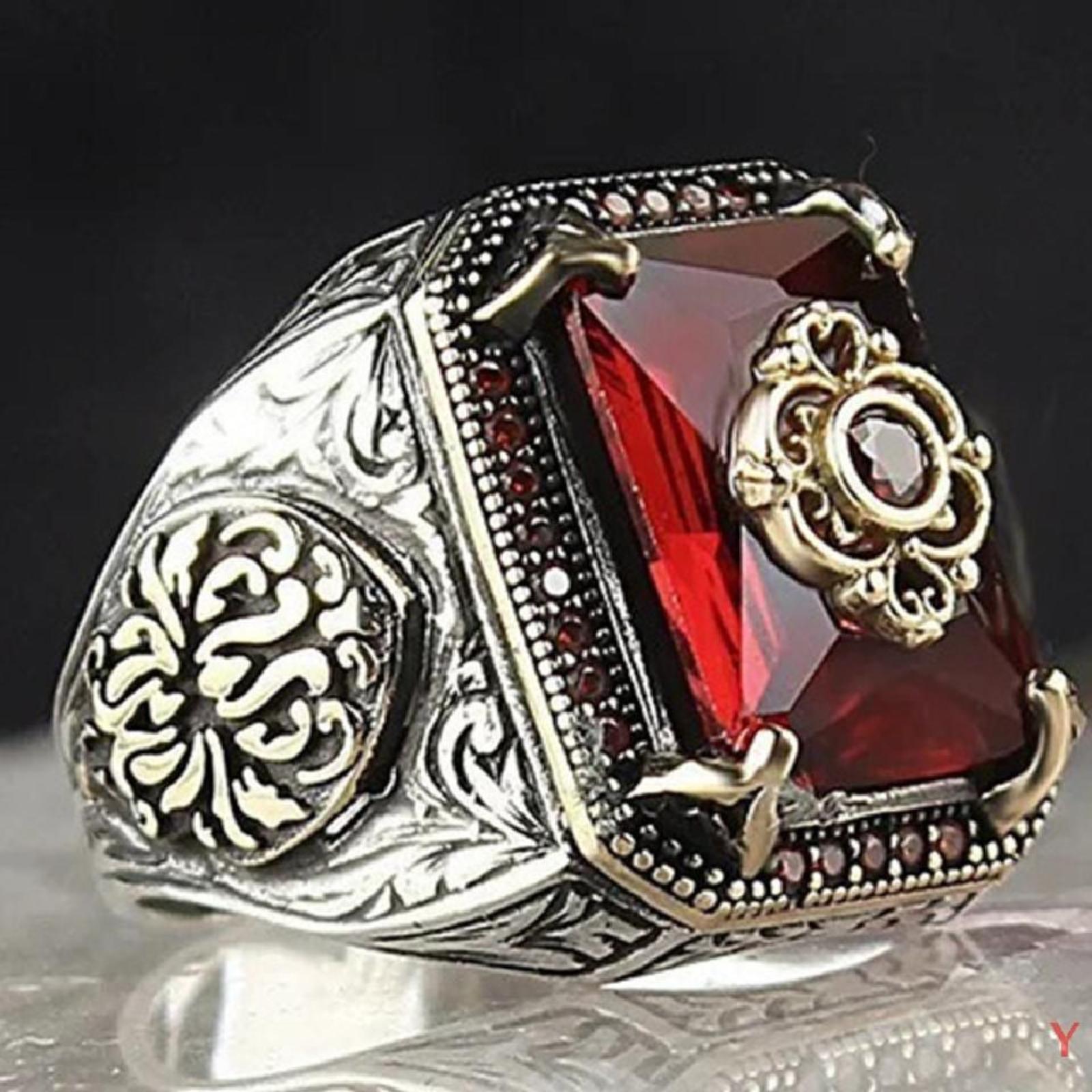 Кольца из сплава, Кольца, Модные Аксессуары 10 красный