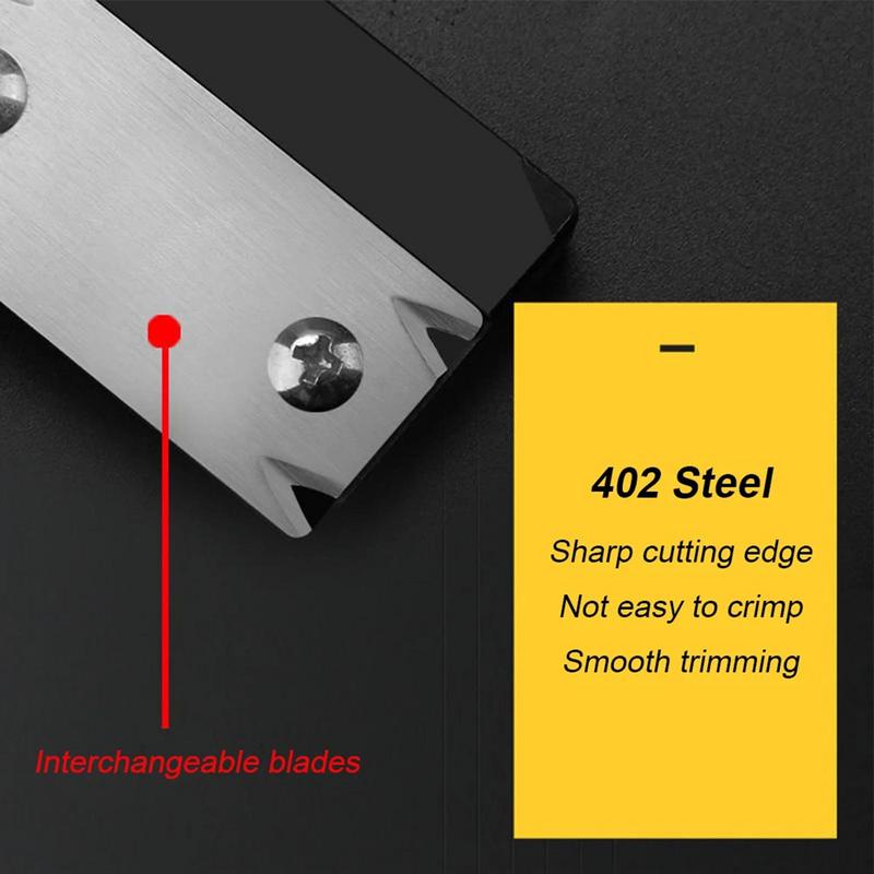 Wood Edge Trimming Tool Handheld Edge Band Trimmer Anti-rust Edge Band Side Cutter High Hardness Improves Work Efficiency