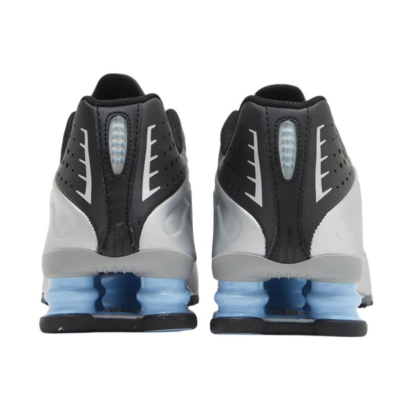 Nike Shox R4 Psychic Blue Men Sneakers Grey Metallic-Silver Black HQ1988-004