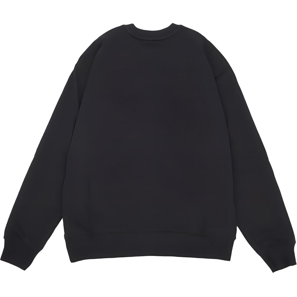 Jordan Solid Print Pattern Crew Neck Long Sleeve Sweatshirt Men Tops Black FQ1865-010