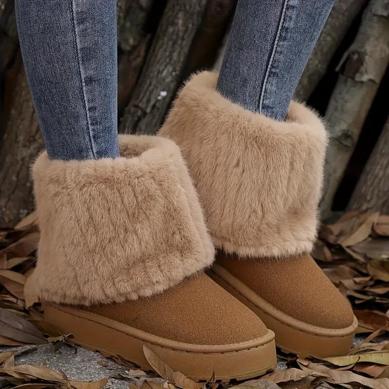 Women S Winter Snow Boots with Thickened Lining Ankle Boots That Are Warm and Comfortable 41 2154₽