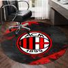 1pc Football Team (73) Design Printed Area Round Carpet for Bedroom Living Room Home Decor Rugs Mat Non Slip Mat Rug for Bedside