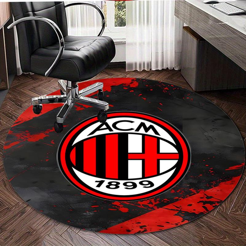 1pc Football Team (73) Design Printed Area Round Carpet for Bedroom Living Room Home Decor Rugs Mat Non Slip Mat Rug for Bedside