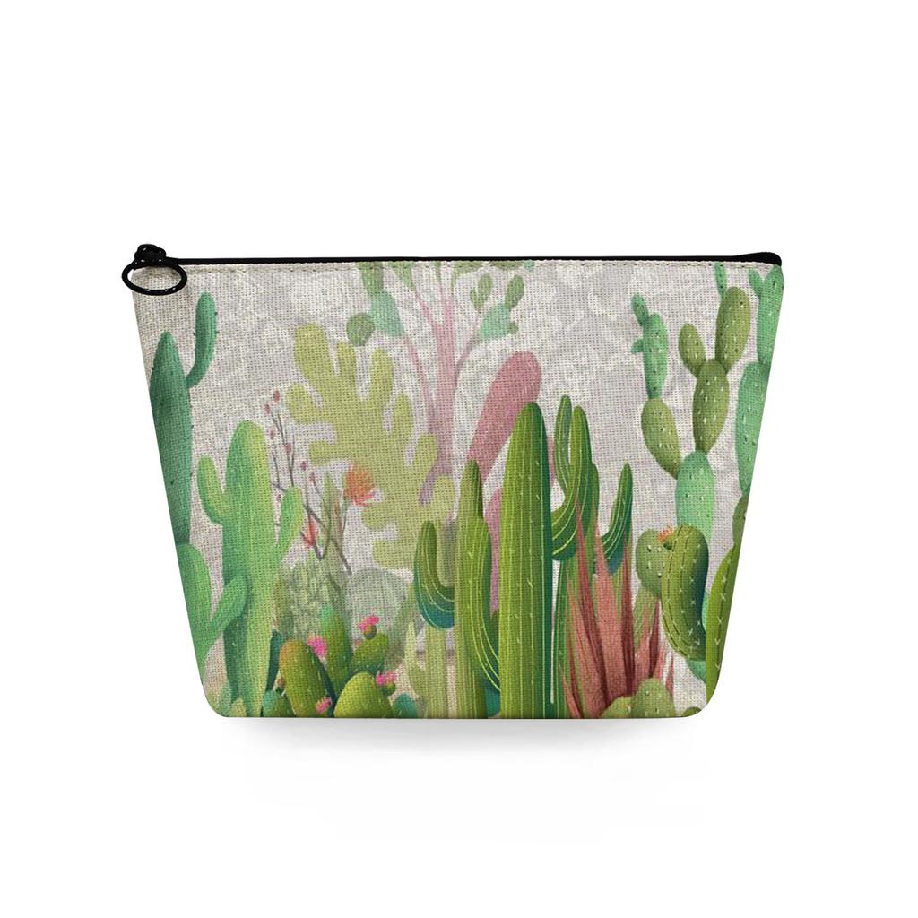 Women Flower Print Cosmetic Bag Toiletries Organize Travel Storage Case 6715