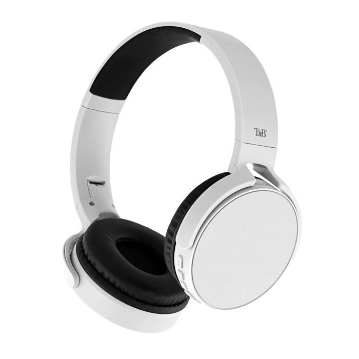 Casque Bluetooth sans Fil - T'nB - Single 2 - 8h Autonomie - Ajustable - Silver