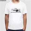 Top Qualität Herren Freizeit Streetwear T-Shirt Fn Fal Shirt Der Rechte Arm der Freien Welt 308 Nato Britisches L1A1 Gewehr T-Shirt