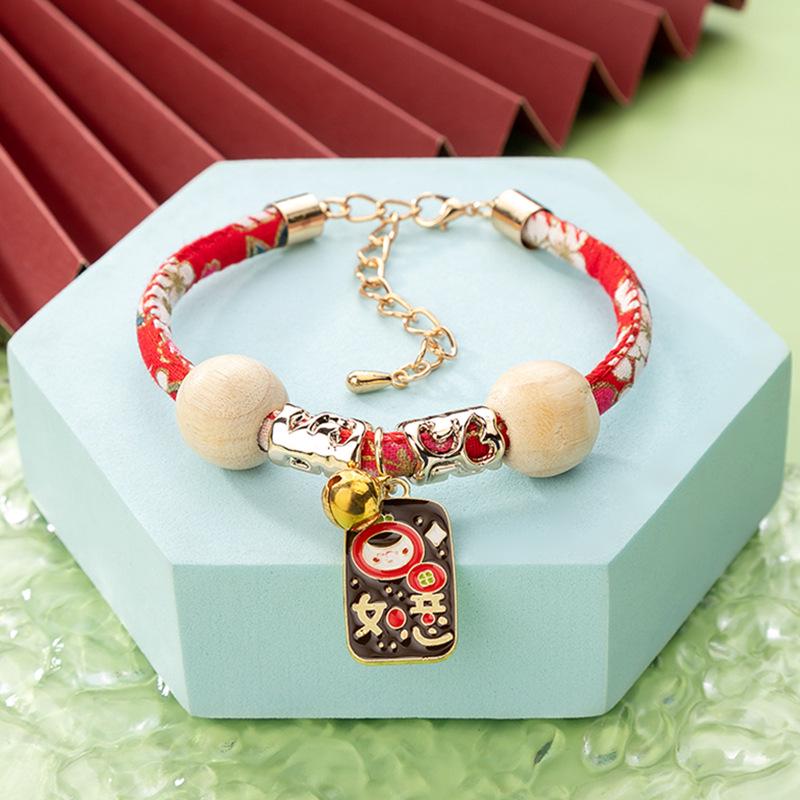 

Регулируемый ошейник от блох для кошек с милым колокольчиком-репеллентом L (30+8cm) for 15-20 lbs