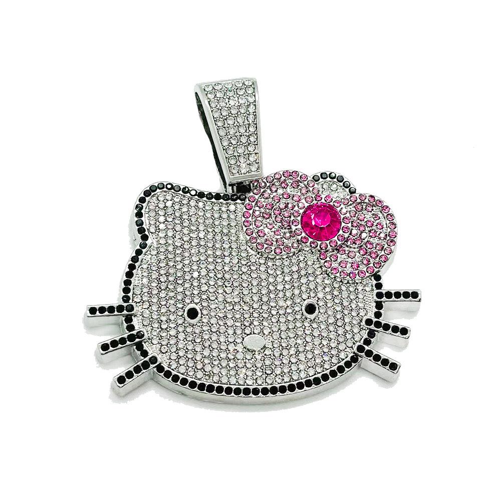 European-American Exaggerated Hip Hop Rhinestone Pendant Jewelry for Men & Women