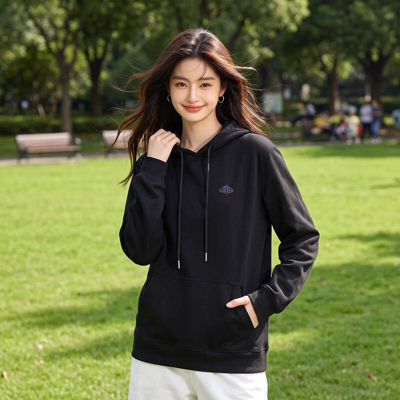 LUKKEN Embroidered Logo Hooded Sweatshirt