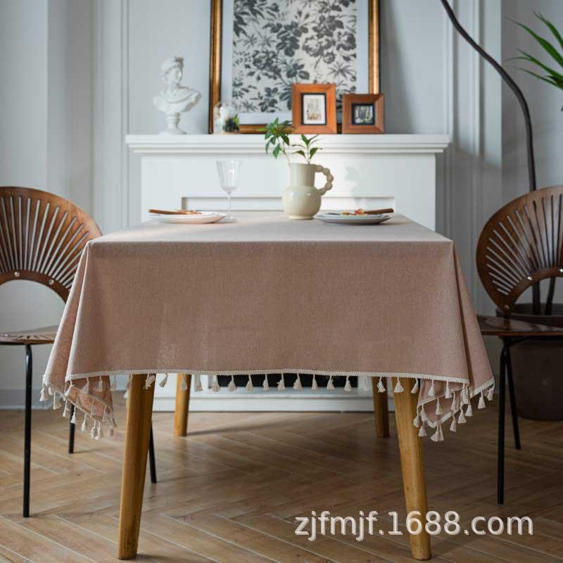 

Тканевая скатерть Папа Однотонная Хлопок и Лен Ветер Поток Су Скатерть Бытовая Прямоугольная Скатерть для Обеденного Стола Скатерть для Кофейного Столика Прямая Поставка 60*60（68g）