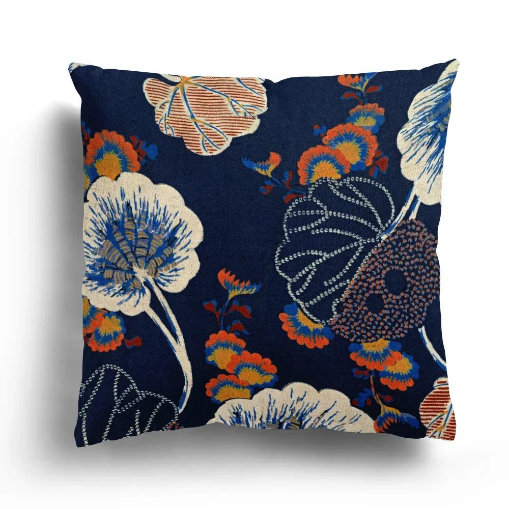 Home Decor Exotic Asian Patterns Pillow Covers For Home Pattern Cushion Cover Suitable For Sofa Bedroom Car Pillow Cover