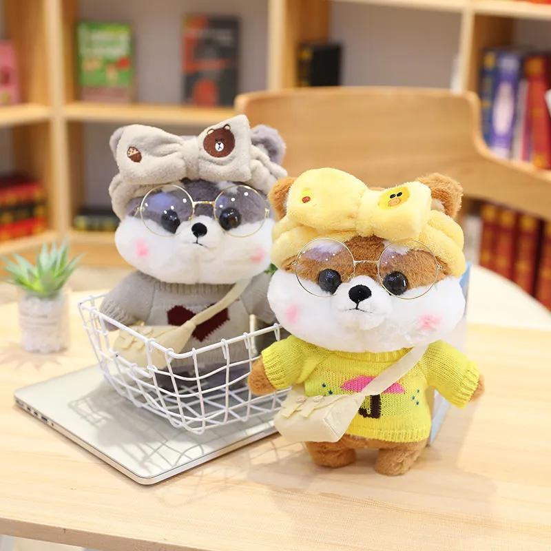 Net Red Shiba Inu Doll Husky Plush Comfortable Toy Puppy Doll Pillow Cute Ragdoll Girl Birthday Gift