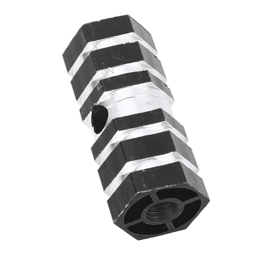 1 Paar Fahrradpedale Achse Fußstütze Stifte Rutschfest Hintere Fußpedale für Mountainbiking Sechseckig