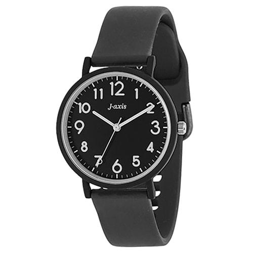 

Sun Flame J-Axis Rubber Strap Watch CF2D0006 Women s Black