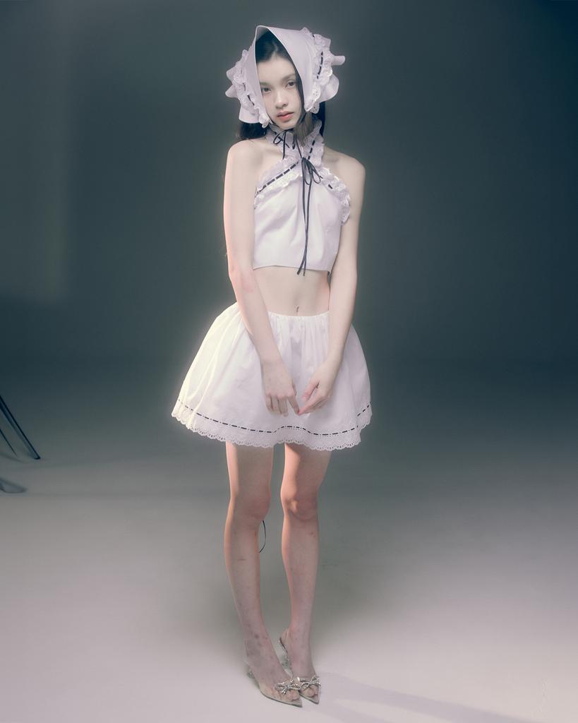 Leobyui Anglaise Bandana White