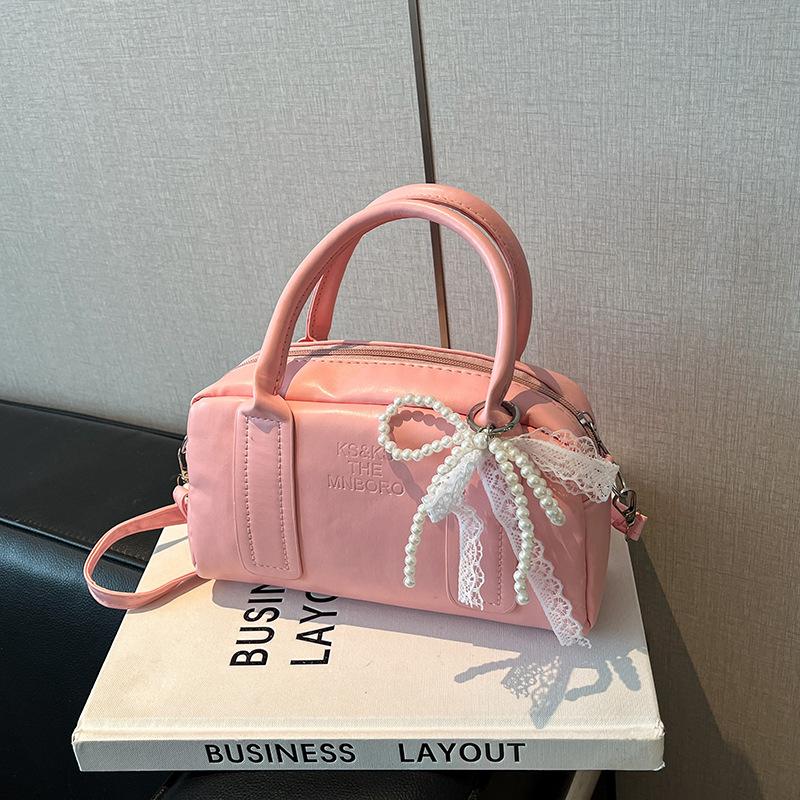 Stilvolle Handtaschen, vielseitige Crossbody-Taschen im Nischen-Retro-Stil, modische Boston-Umhängetaschen