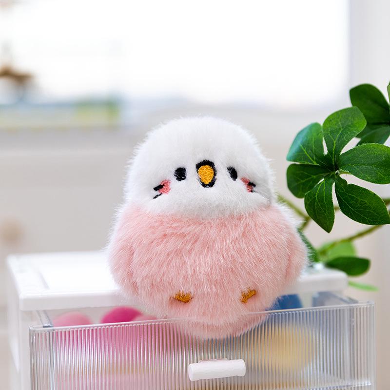 Chuchu Little Bird Plush Keychain - Cartoon Backpack Charm & Birthday Gift