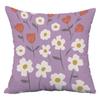 Simple Flower Pattern Pillowcase Dormitory Decoration Office Living Room Sofa Home Pillowcase