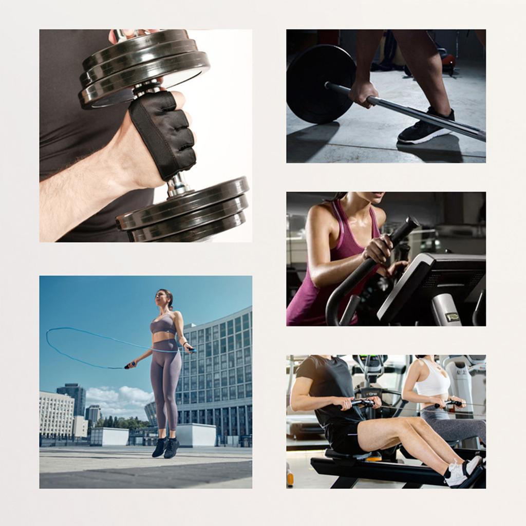 Mini Fitness Gloves Padded NonSlip Half Finger Gloves for Gym Weight Lifting and Strength Training Sport Gym Gloves