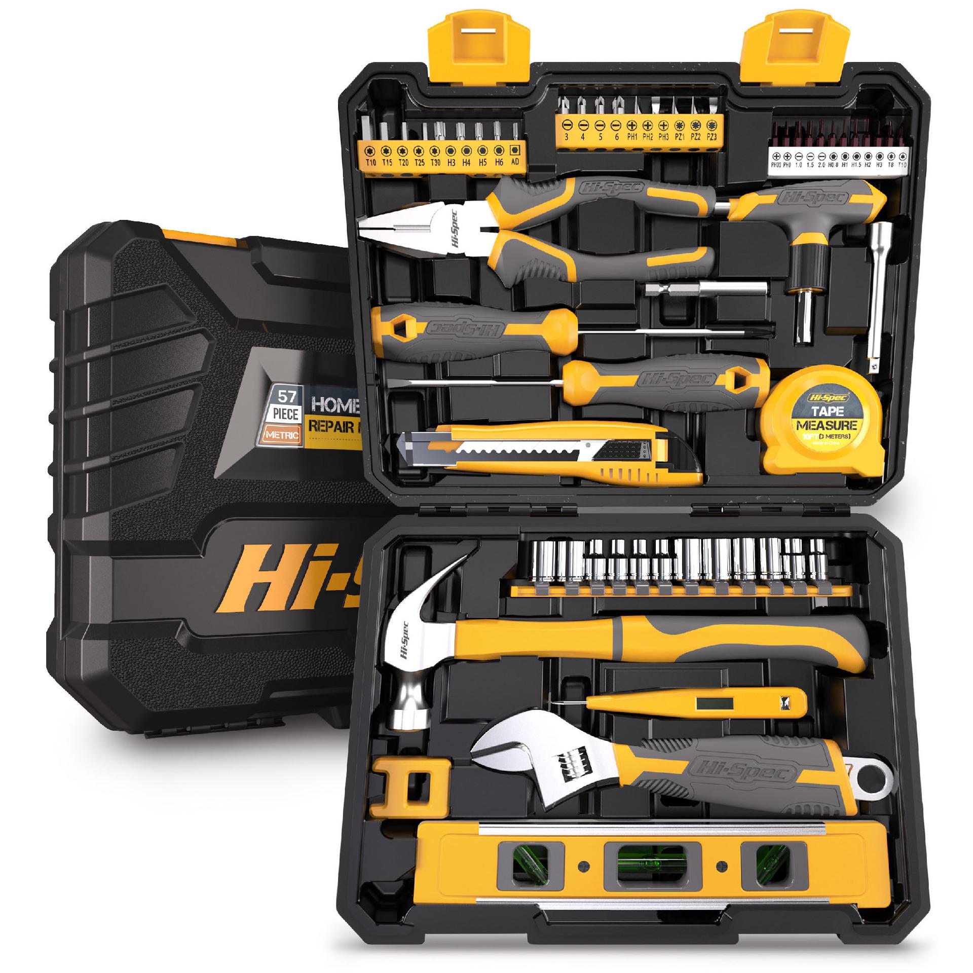 

Hi-Spec Набор из 57 предметов бытовых инструментов для ремонта и обслуживания автомобилей