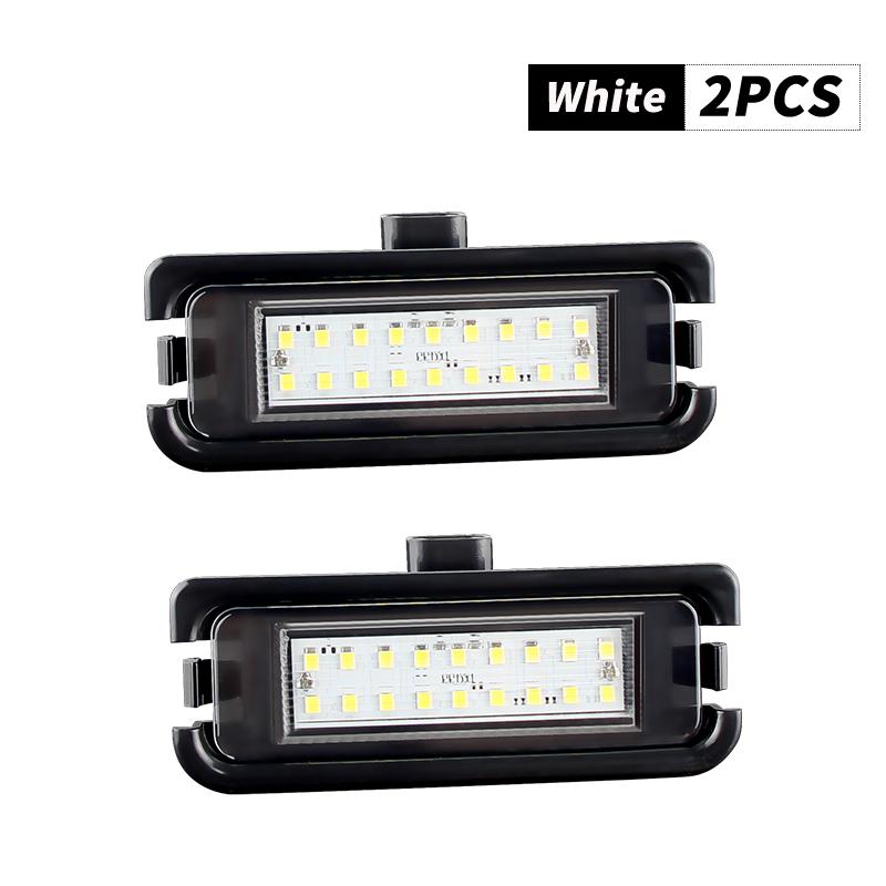 

2PCS White Number Plate Lamp For Ford Mustang 2015-2019 OEM FR3Z-13550-A FR3Z13550A LED Bulb Rear License Plate Lamp Tail Lamp