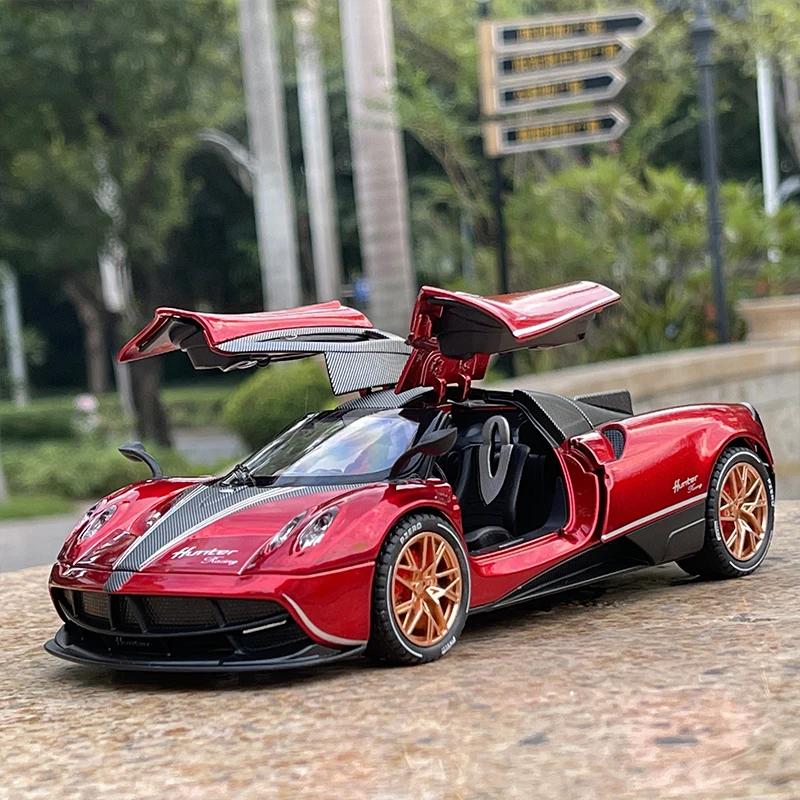 1:22 Huayra Dinastia Supercar Alloy Car Toy Car Metal Collection Model Car Sound And Light Toys For Children